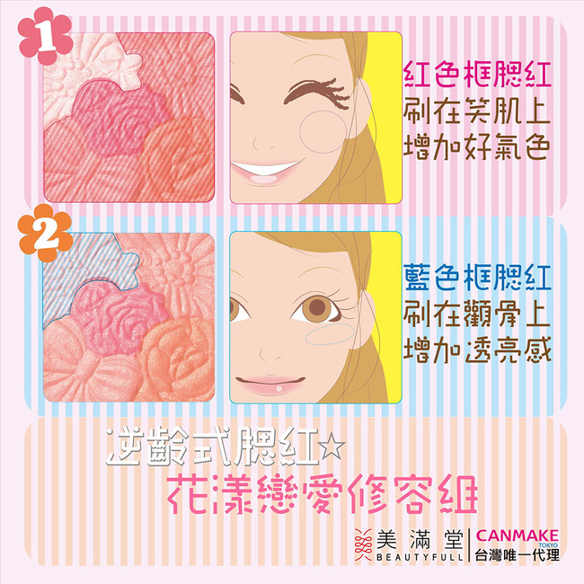 CANMAKE 花漾戀愛修容組