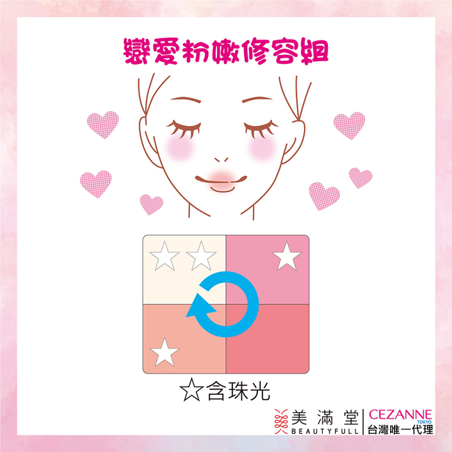 CEZANNE 戀愛粉嫩修容組